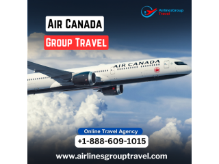 How do I book a flight for a group on Air Canada?