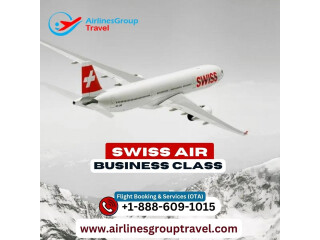 What is a business class on Swiss Air?