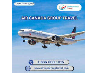 How to book group travel with Air Canada?