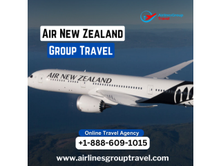 How do I make a group flight ticket for Air New Zealand?