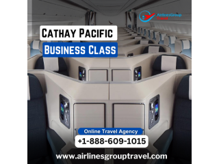 How do I book a ticket on Cathay Pacific Business Class?